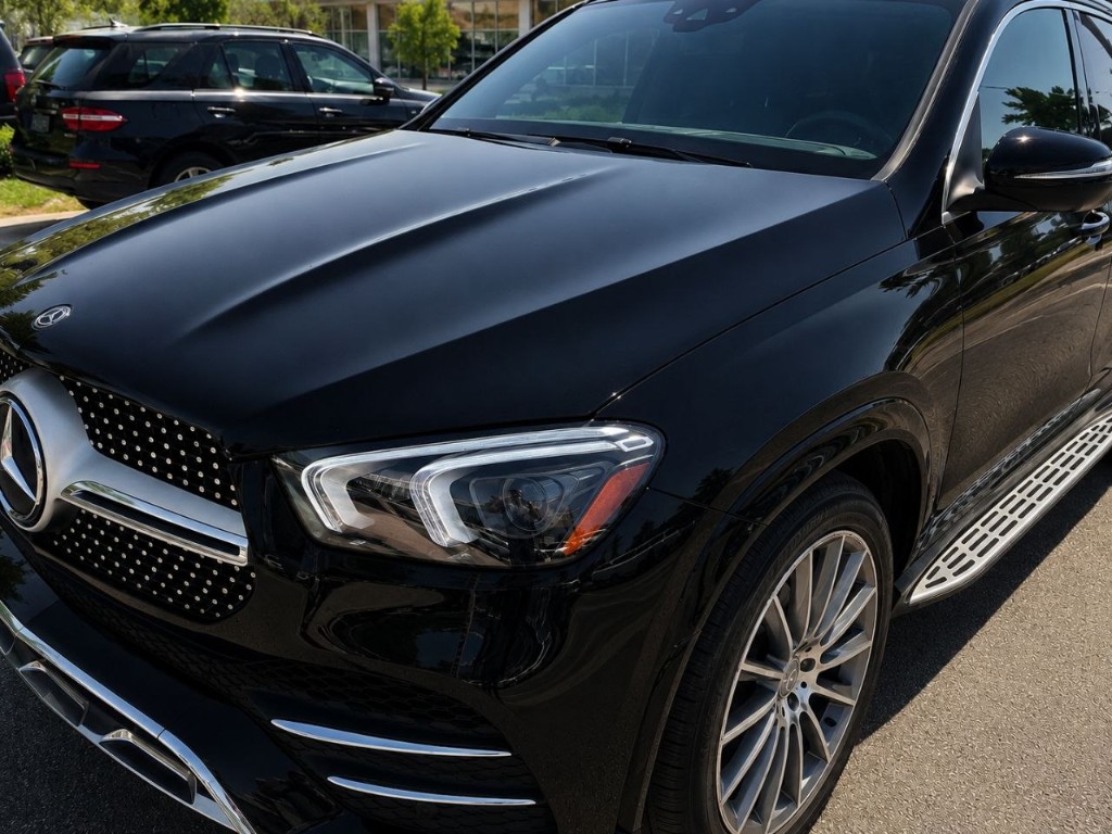 Mercedes GLE sa SKINGARD PPF folijom — hauba bez mikro-ogrebotina